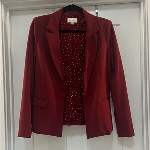 Burgandy blazer